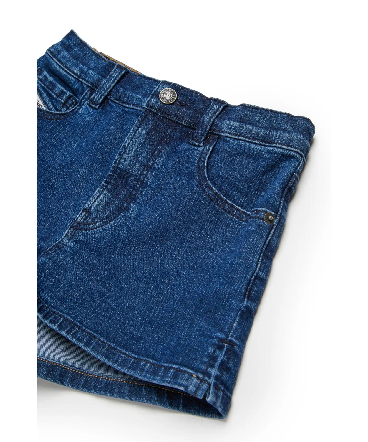 Детские джинсовые шорты PBOYSHORT-S, индиго-синий — фото 3