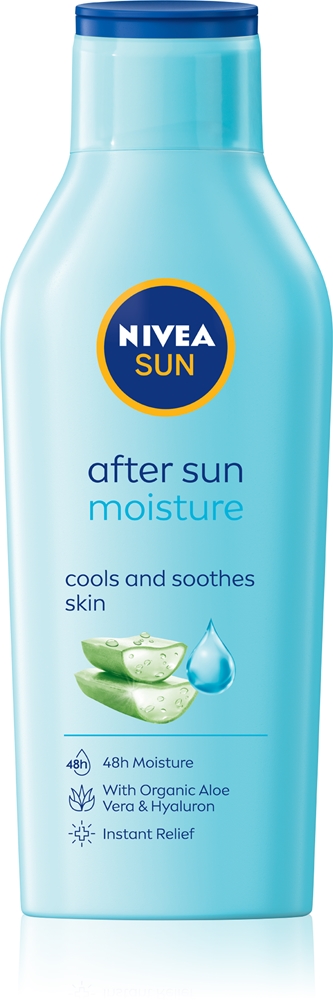 

Увлажняющий лосьон Sun after sun после принятия солнечных ванн с алоэ вера Nivea, 400 мл