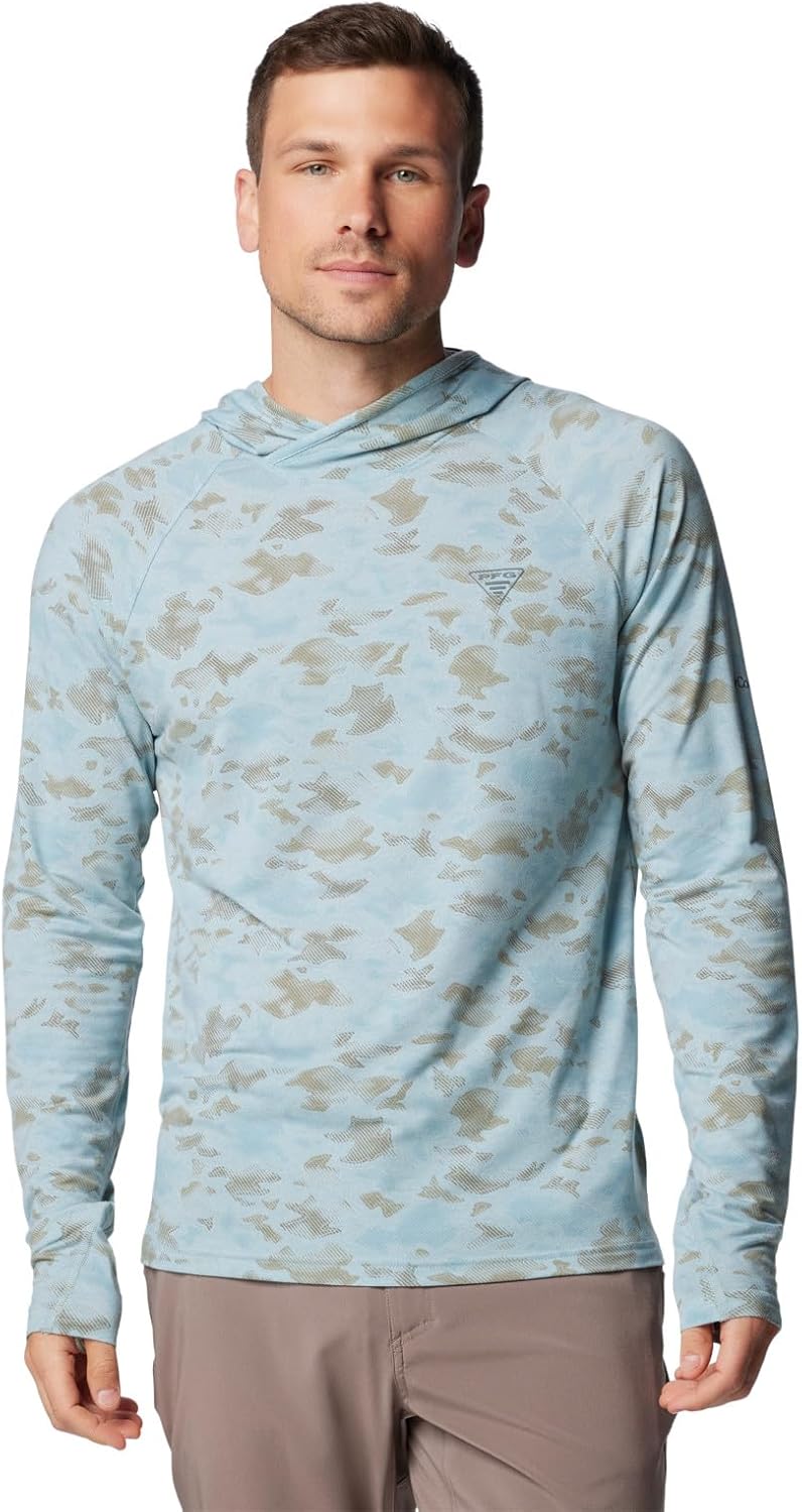 

Куртка-толстовка Columbia PFG Uncharted для мужчин, Crushed Blue Uncharted Waters, Синий, Куртка-толстовка Columbia PFG Uncharted для мужчин, Crushed Blue Uncharted Waters