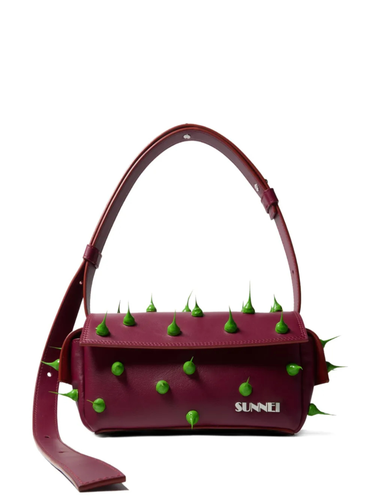 

Маленькая сумка через плечо Spiky Labauletto Sunnei, красный