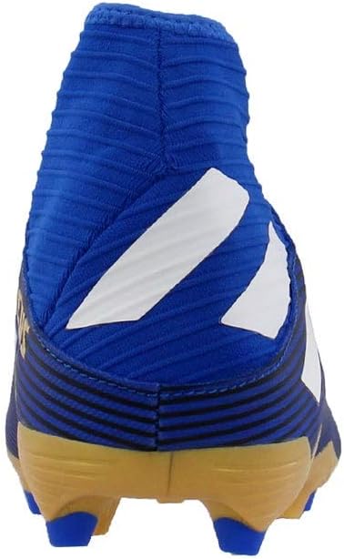 Футбольные бутсы Adidas Men's Nemeziz 19.3 для твердого грунта, синий/белый/черный — фото 4