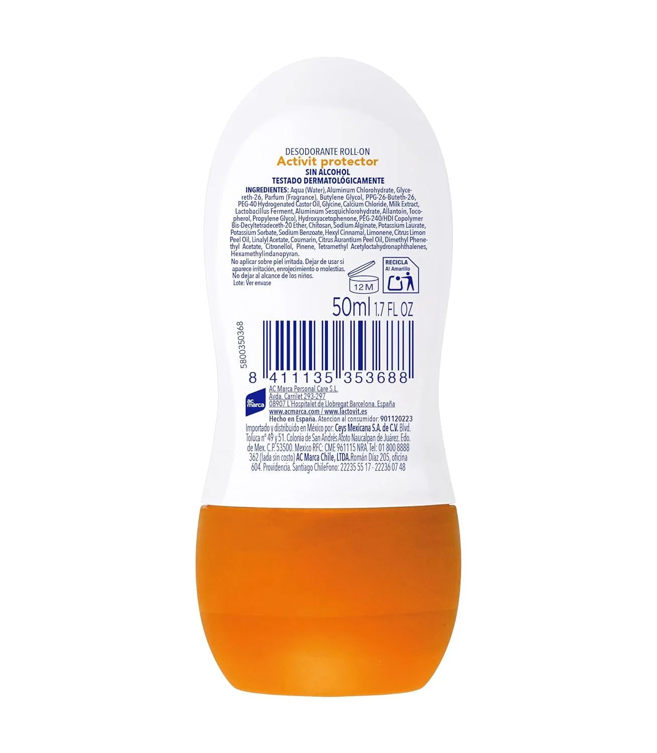 Роликовый дезодорант Activit Protector, 50 мл Lactovit — фото 2