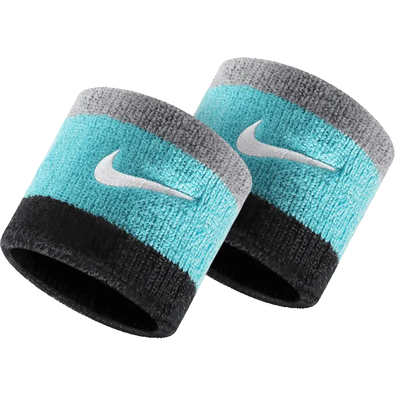

Фитнес-спортивный напульсник SWOOSH дышащий Nike, синий серыйN0001565017OS