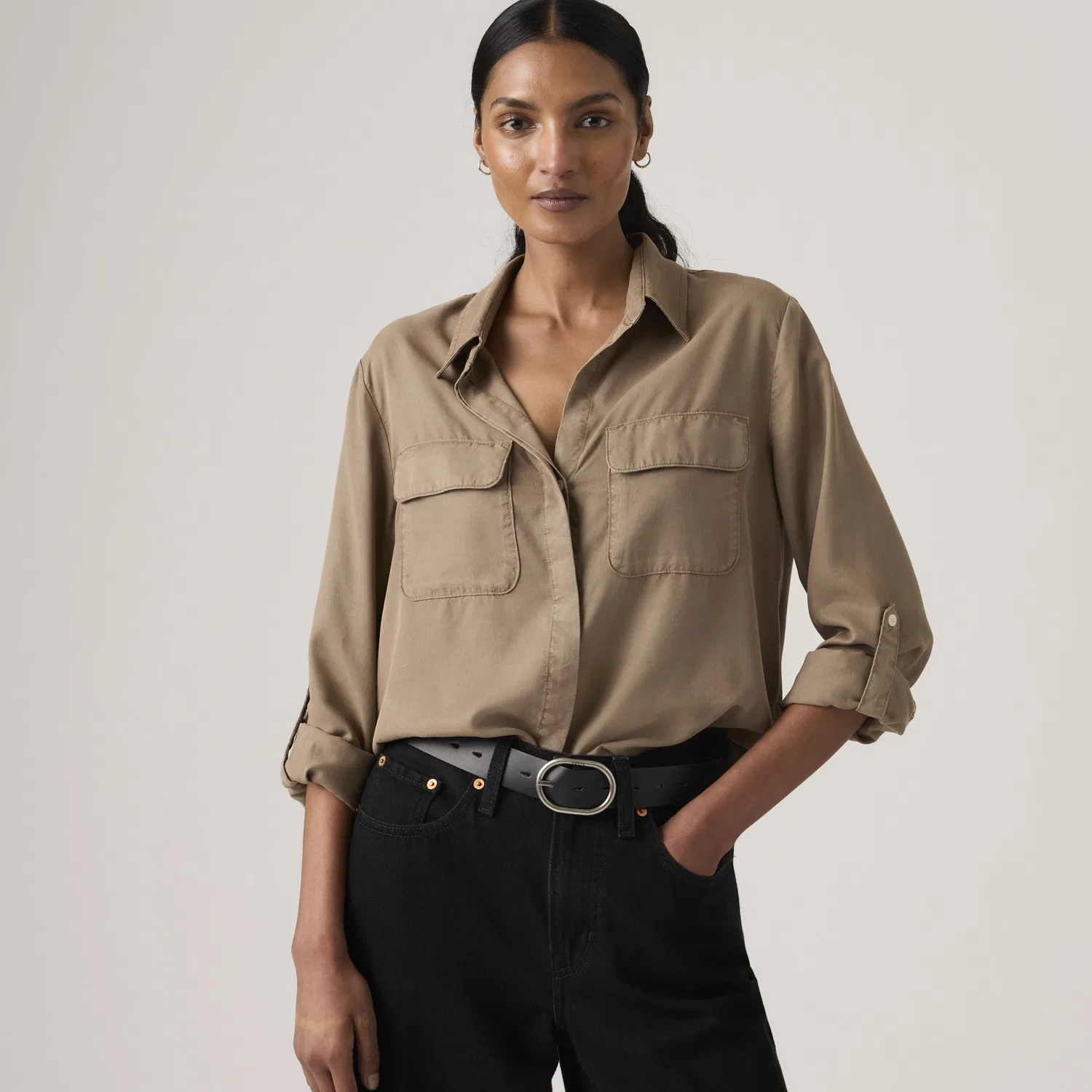 Рубашка Элейн в стиле "утилитарная" Levi's, Brown