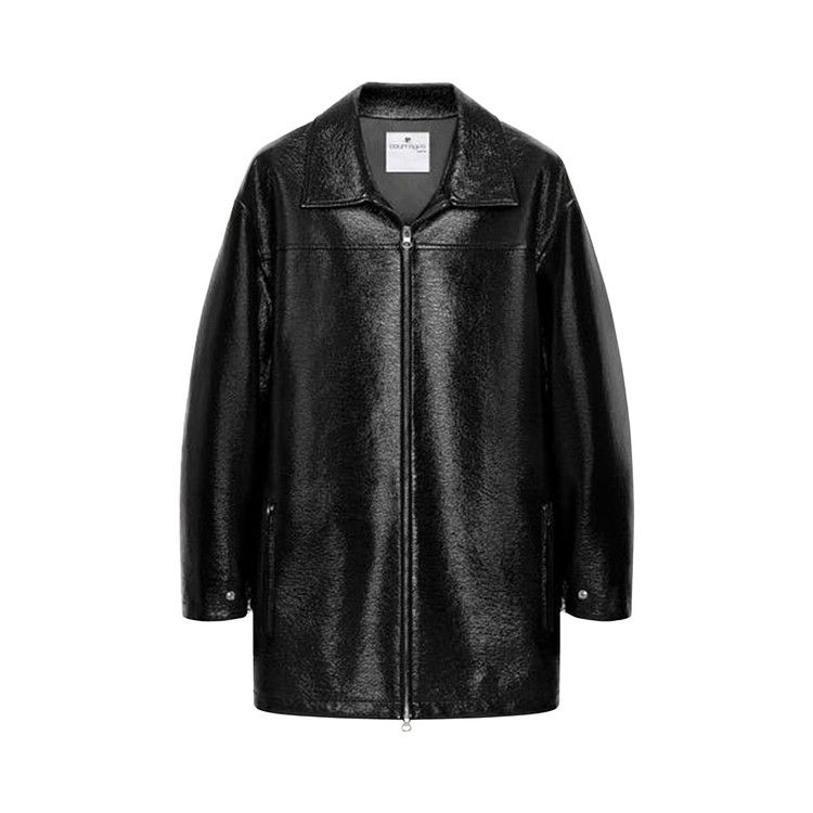 

Куртка Courrèges Zipped Vinyl Maxi Bomber Jacket 'Black'