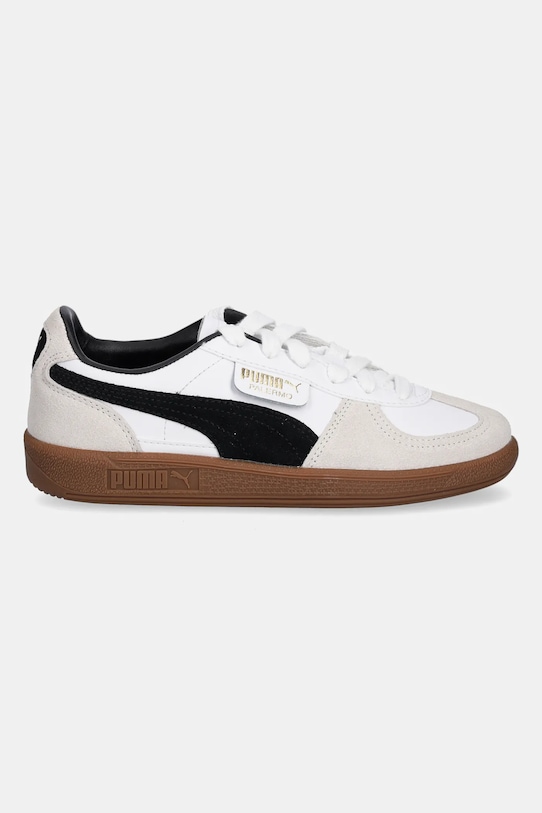 Детские замшевые кроссовки Palermo Lth Jr Puma, белый — фото 2