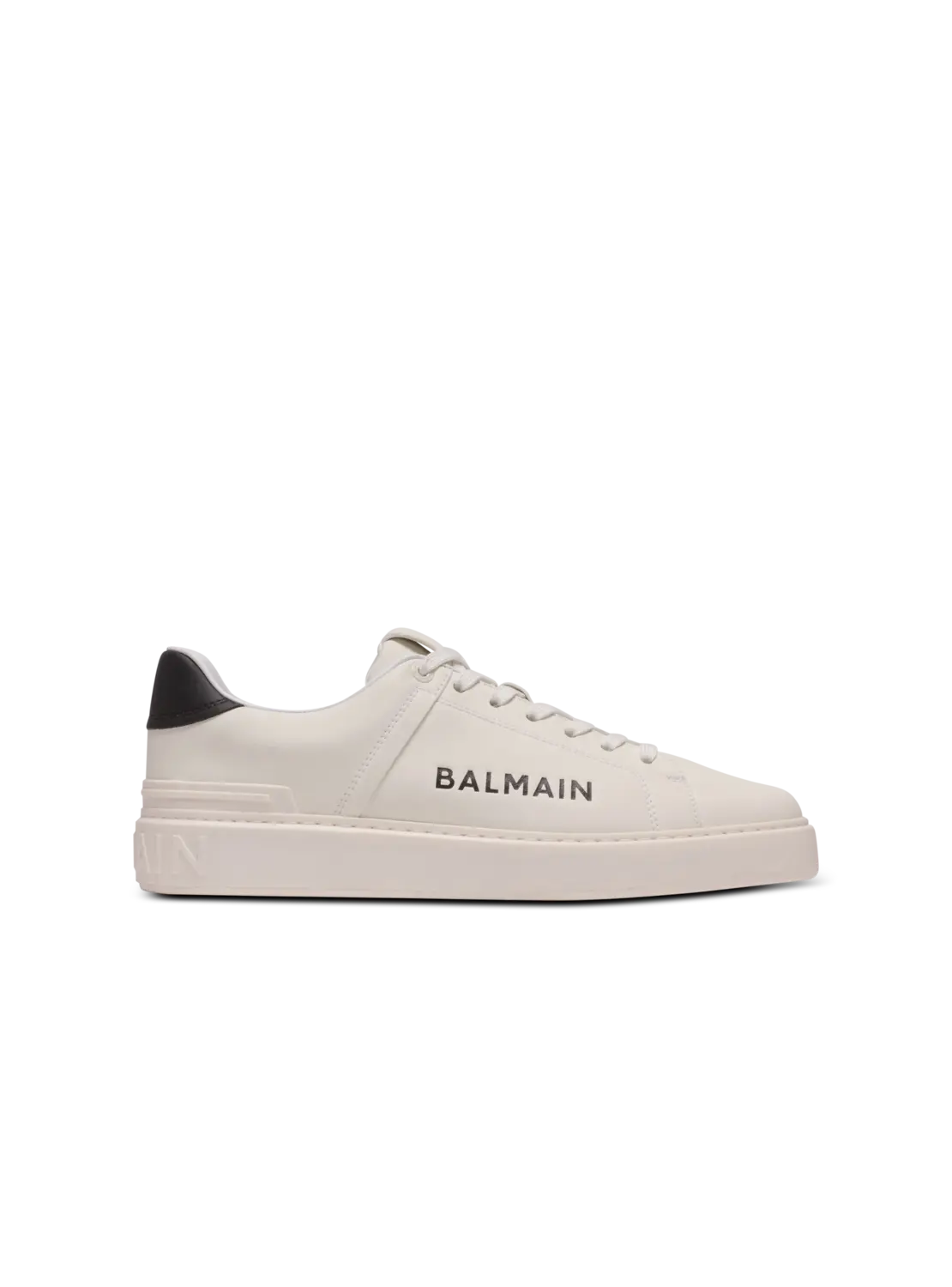 

Кроссовки B-Court из телячьей кожи Balmain, белый