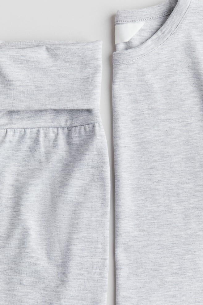 Комплект из двух предметов: футболка и юбка H&M, серый — фото 2