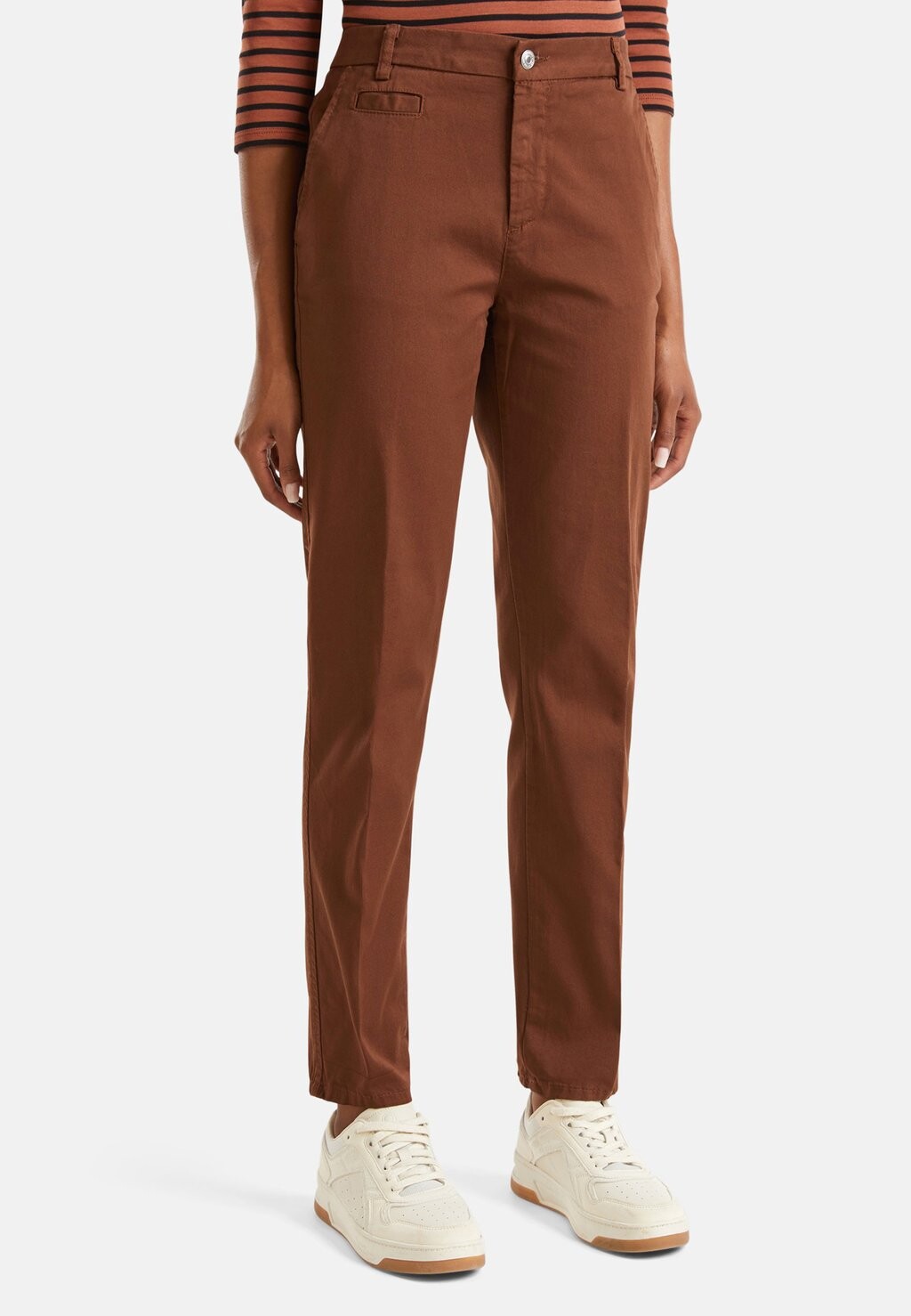 

Чиносы SLIM FIT United Colors of Benetton, коричневый