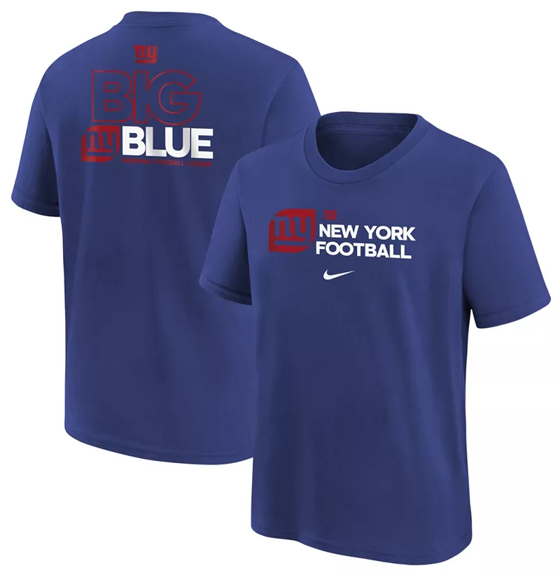 

Синяя футболка Nike Youth New York Giants Local Back Rush