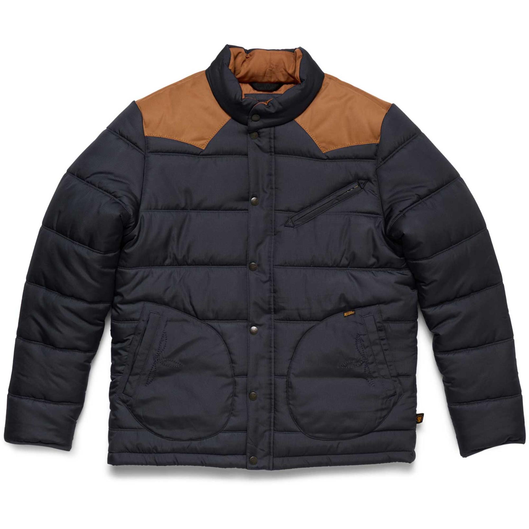 

Мужская стеганая куртка Rounder Howler Brothers, Blue Dark/Duck Brown