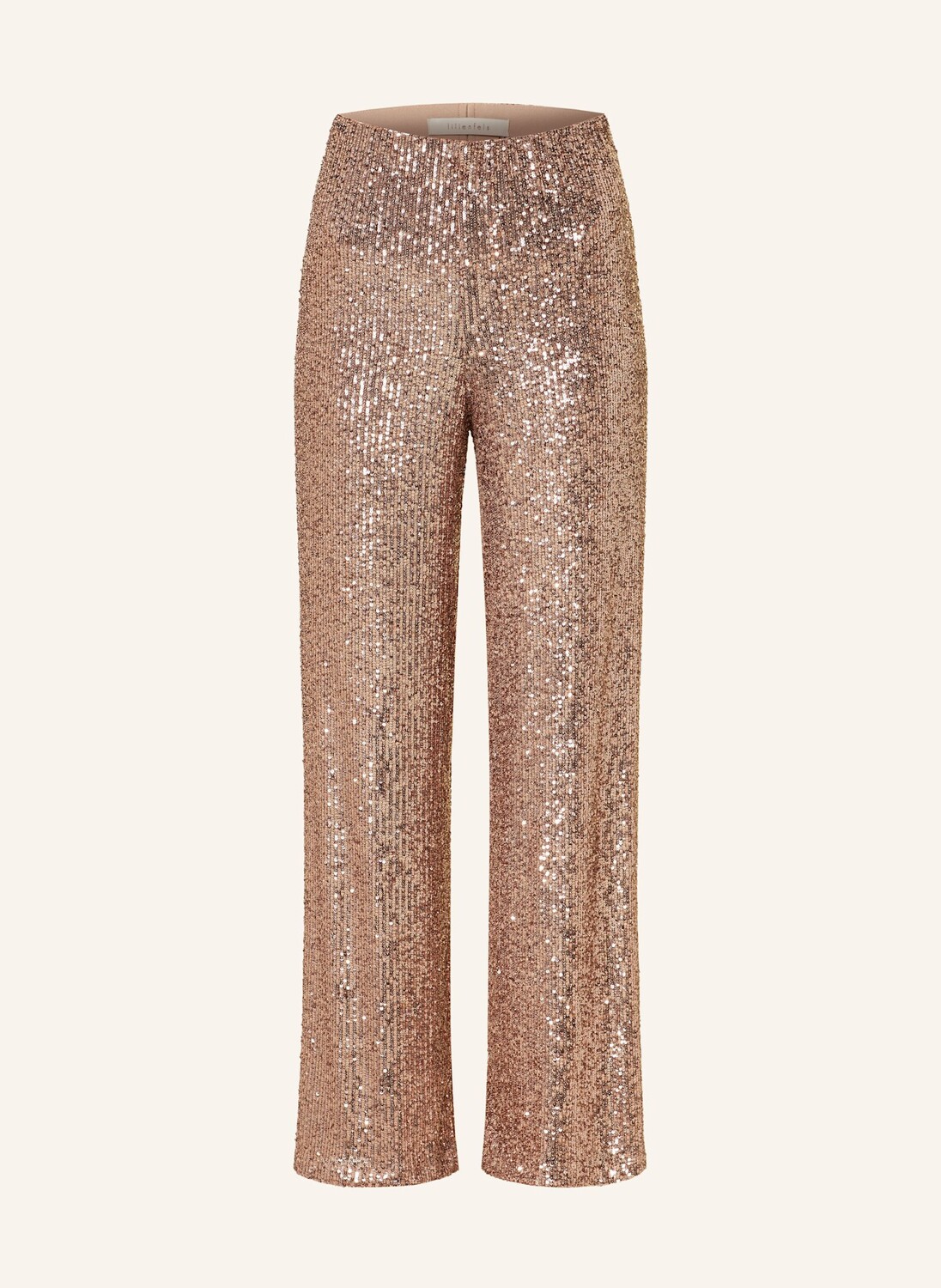 

Брюки марлен с пайетками lilienfels, цвет ROSÉGOLD