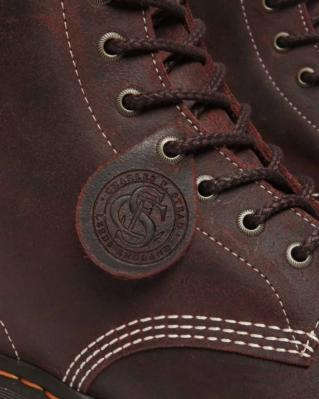 Ботинки Dr. Martens England Wax на шнуровке, коричневый — фото 3