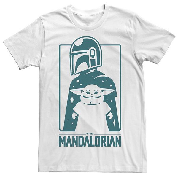 

Футболка Big & Tall Star Wars Mandalorian с милым силуэтом Licensed Character