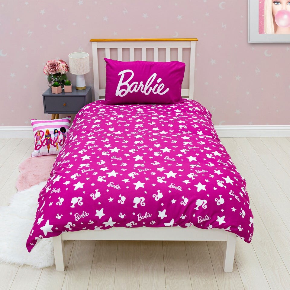 

Одинарное пуховое одеяло Barbie Stars