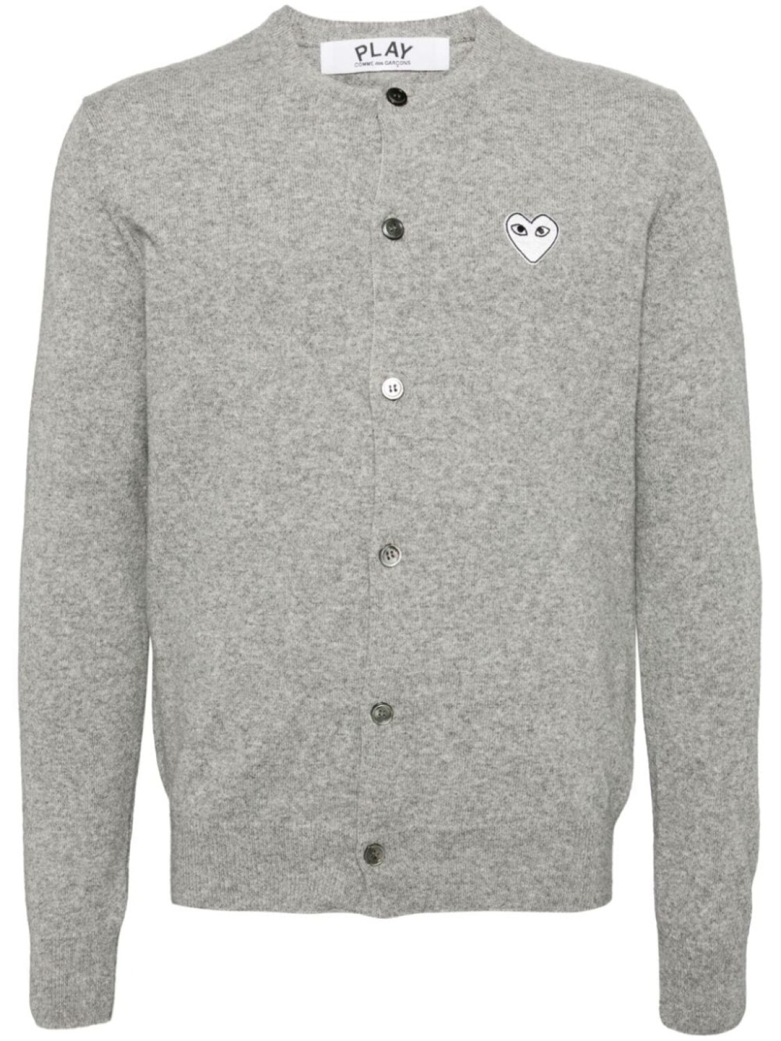 

Comme Des Garçons Play шерстяной кардиган, серый