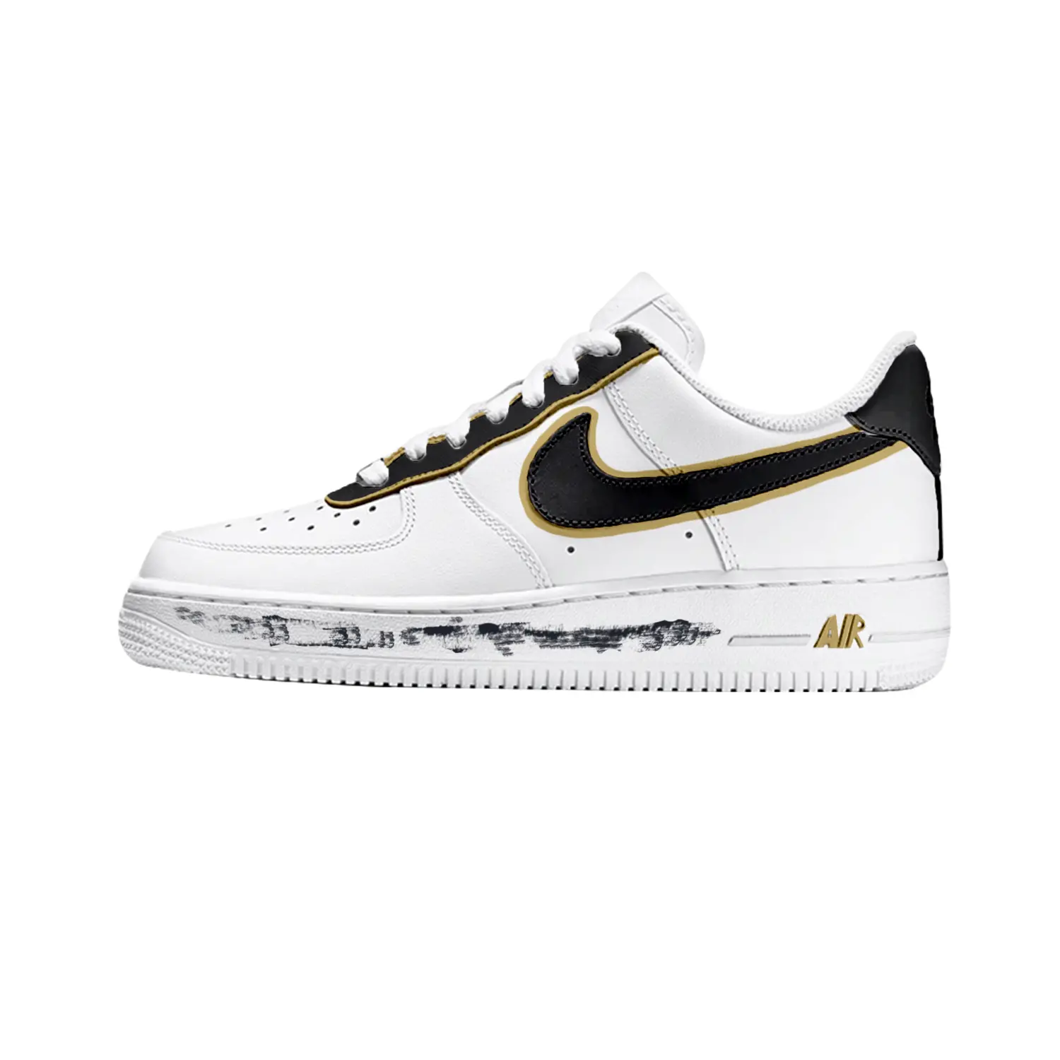 

Nike Кроссовки Air Force 1 Night Wanderer с амортизацией, дышащие, с низким верхом, для скейтбординга, белые, мужские