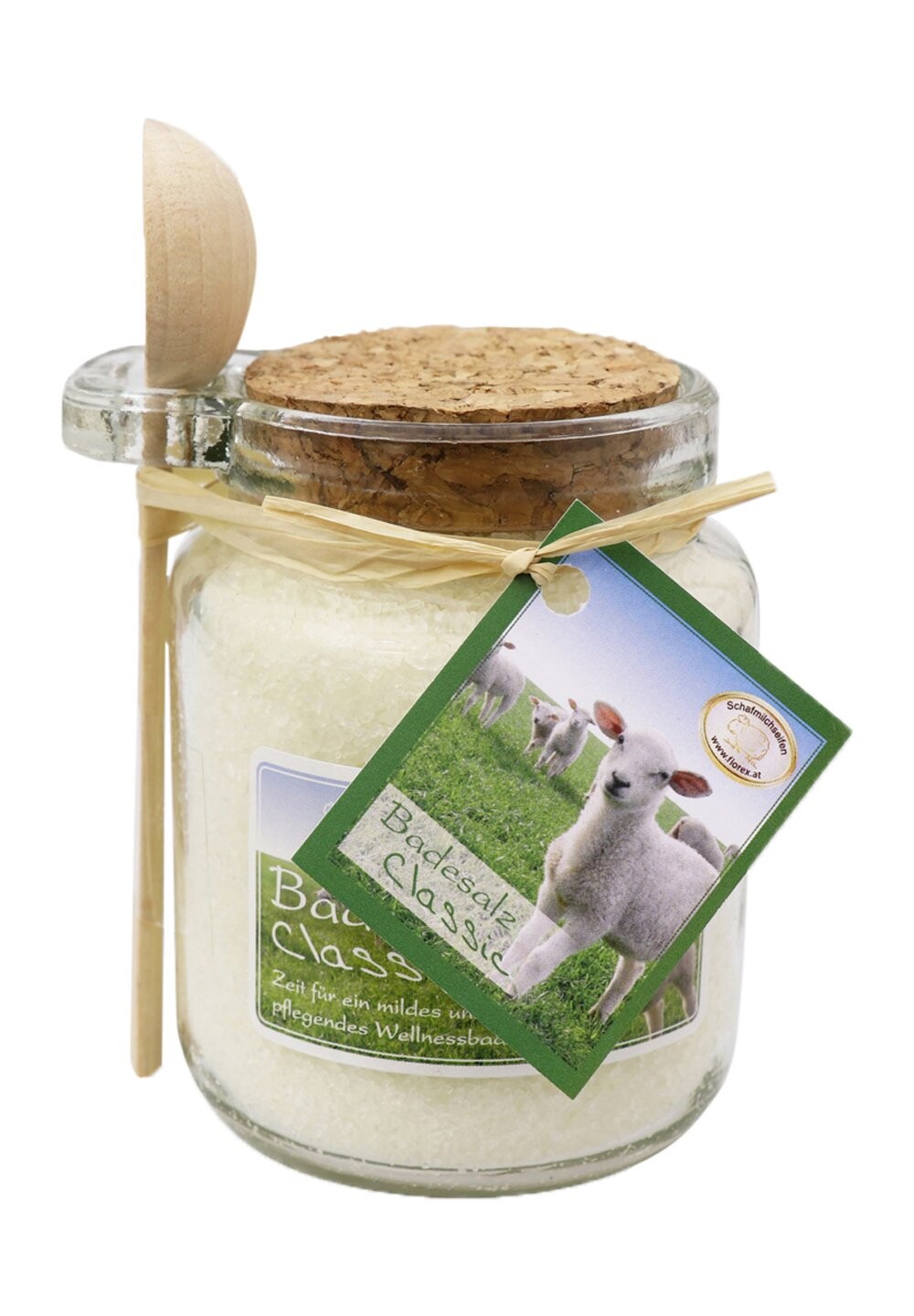 

Жидкое мыло BADESALZ BADEZUSATZ SCHAFMILCH CLASSIC GLAS MIT HOLZLÖFFEL 300 G Florex