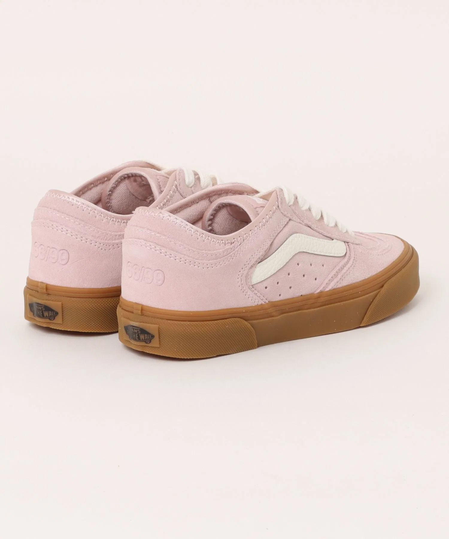 Мужские замшевые кроссовки VANS ROWLEY CLASSIC розовые — фото 2