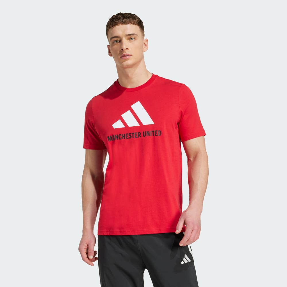

Футболка Adidas Manchester United Seasonal Graphic Tee, цвет Mufc Red