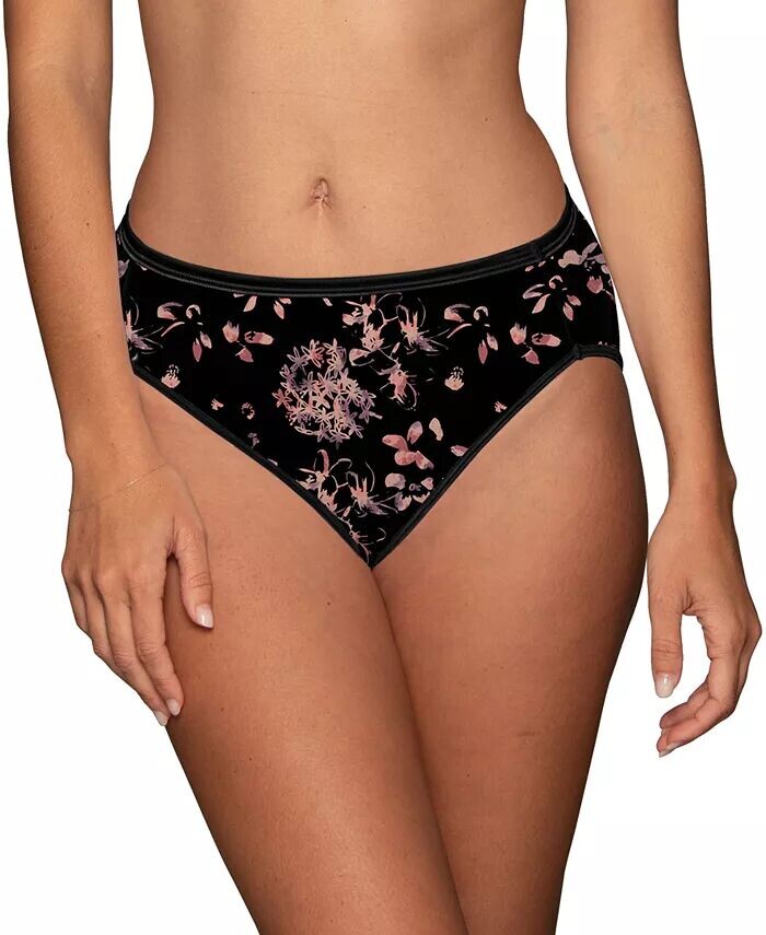 

Illumination Hi-Cut Brief Underwear 13108, также доступно в расширенных размерах Vanity Fair, черный