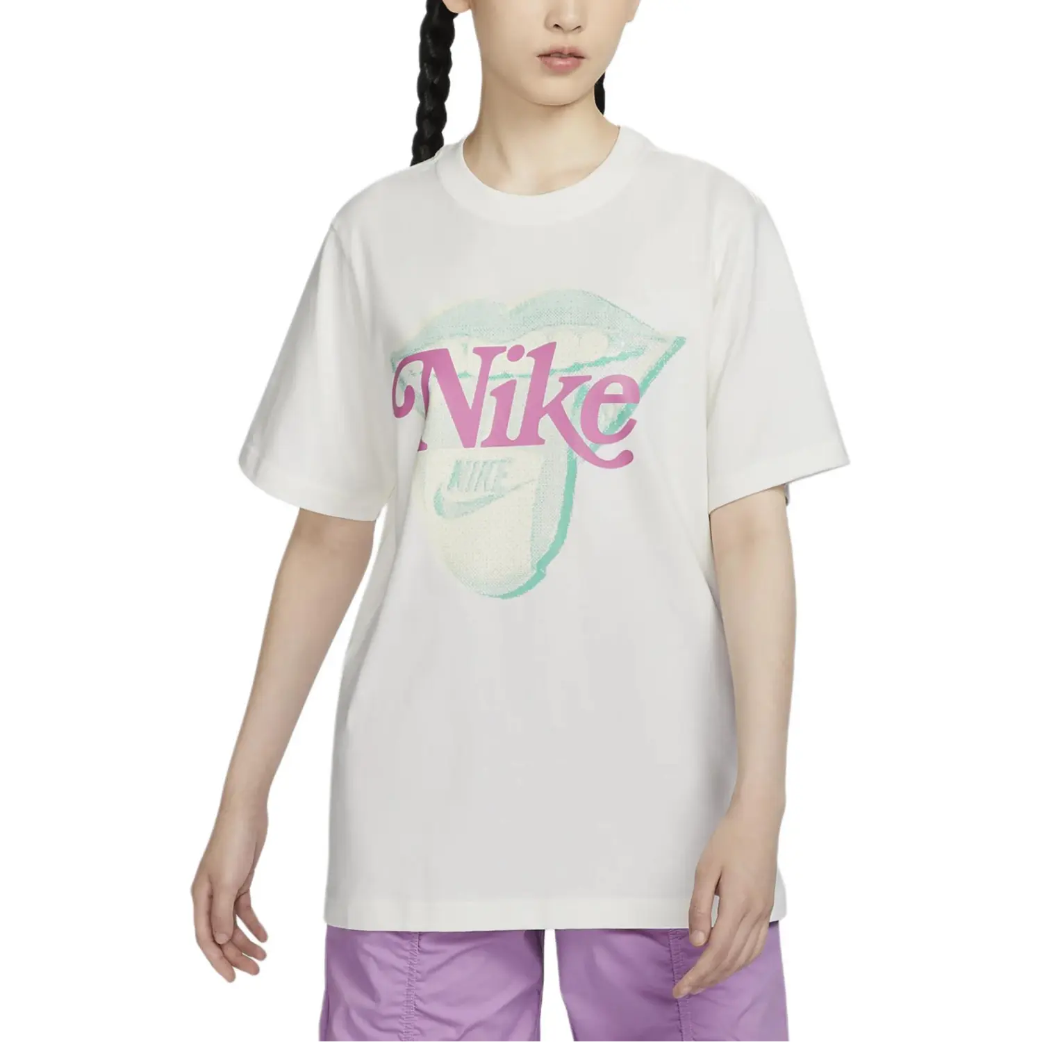 Футболка женская парусного цвета Nike Canvas — фото 2