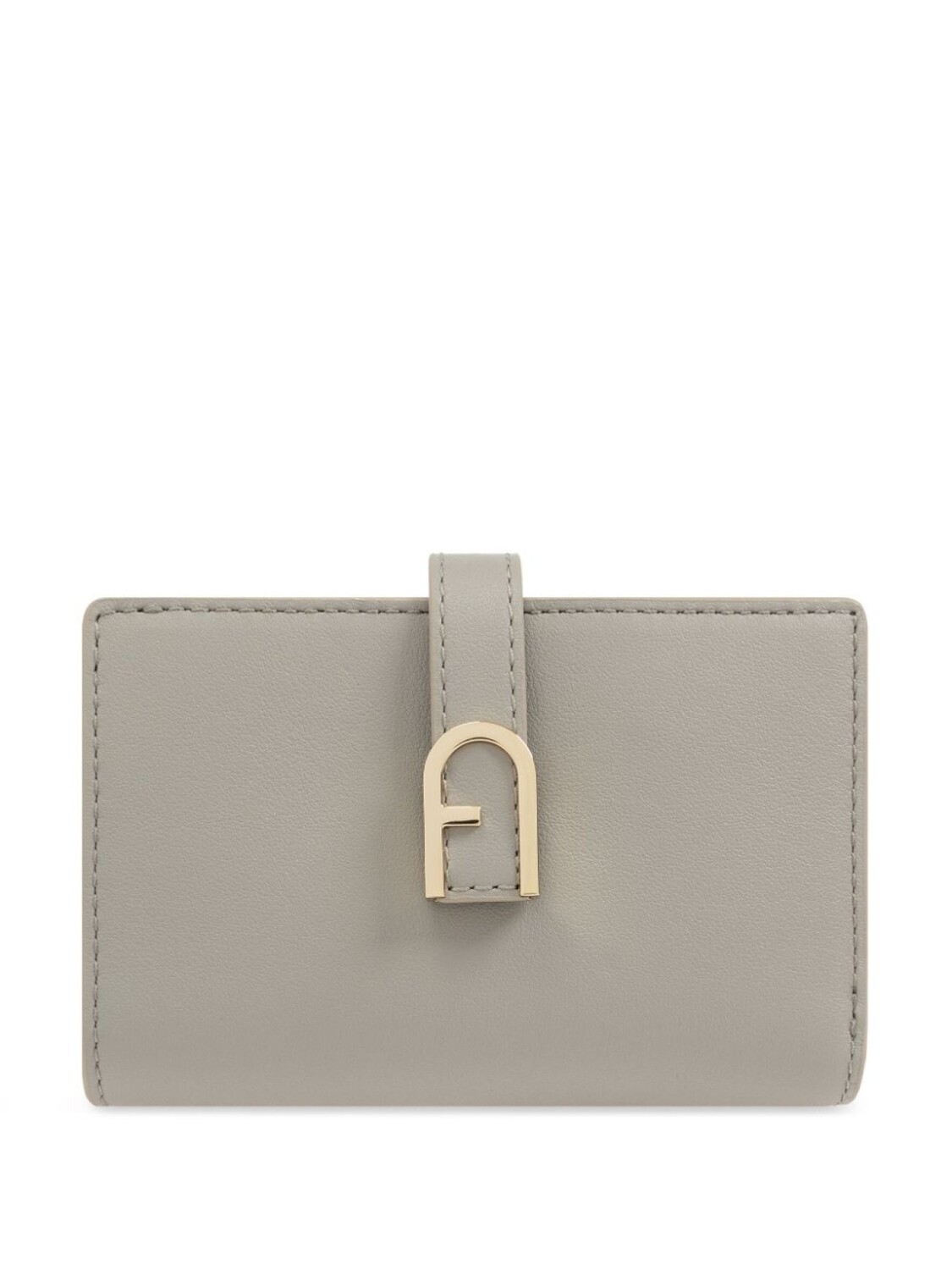 

Furla средний кошелек из кожи Flow, серый