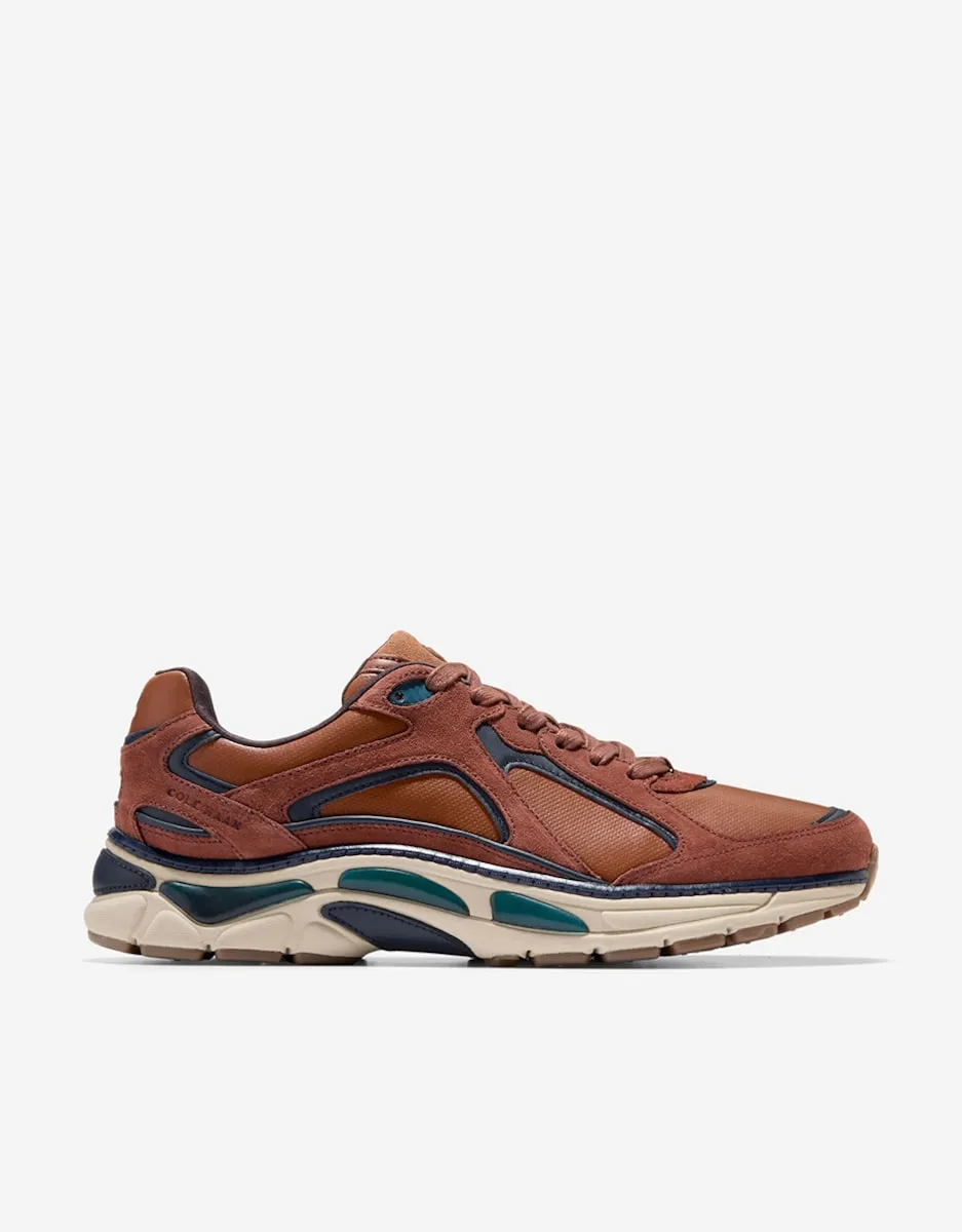 

Мужские беговые кожаные кроссовки Cole Haan, коричневый