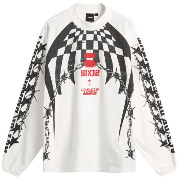 

Vans X a.o.d. hazard ls t-shirt, белый