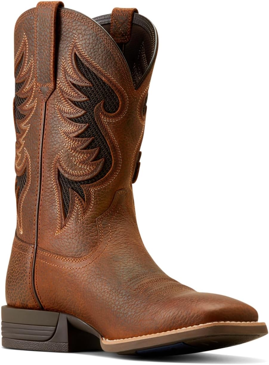 Мужские ковбойские сапоги Ariat Cowpuncher VentTEK, коричневый — фото 3
