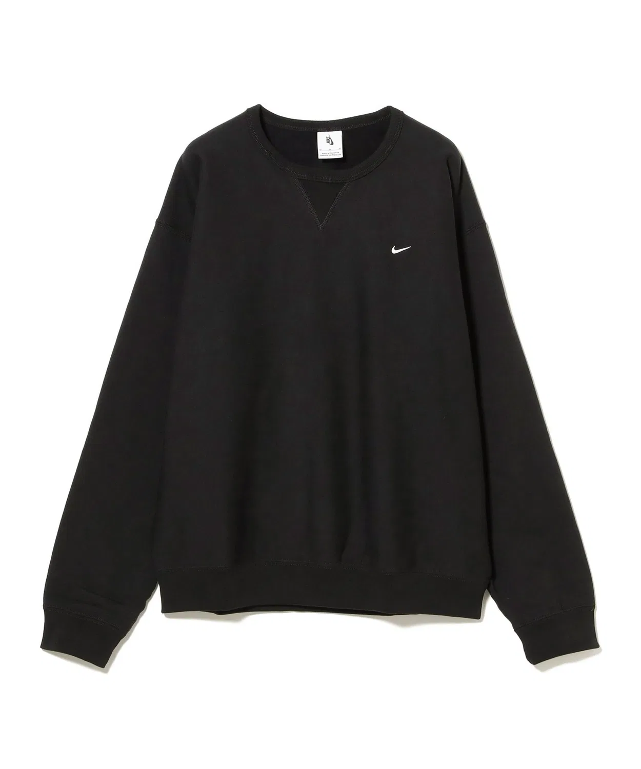 Свитшот Nike Fleece Crew чёрный — фото 2
