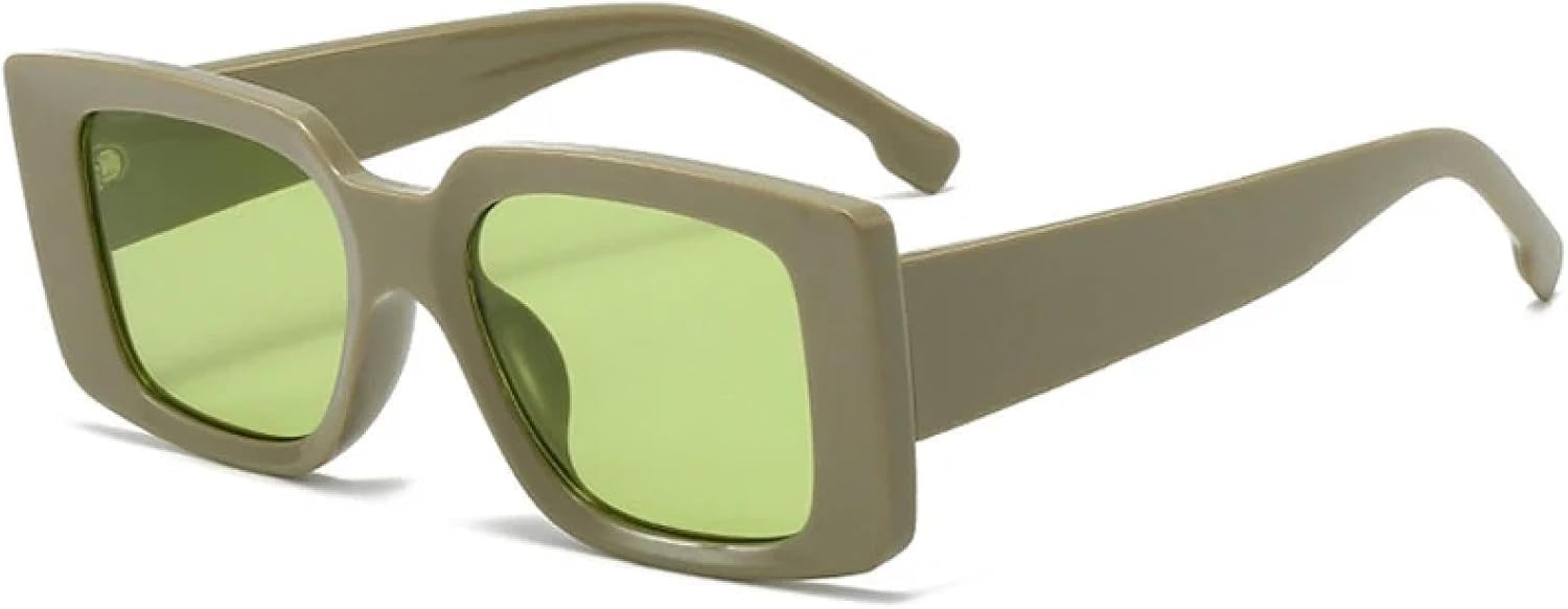 

Популярные солнцезащитные очки в маленькой оправе для женщин и мужчин, в стиле ретро, ​​для активного отдыха, путешествий, пляжа, вечеринок, с защитой от УФ-излучения UV400 TKKTLLT, Green Green