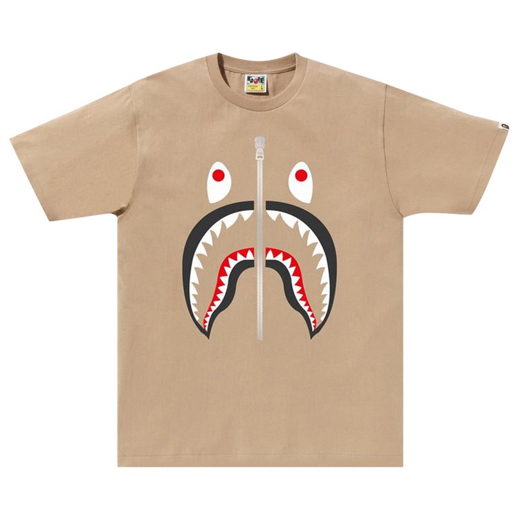 

Футболка BAPE Shark 'Beige', загар