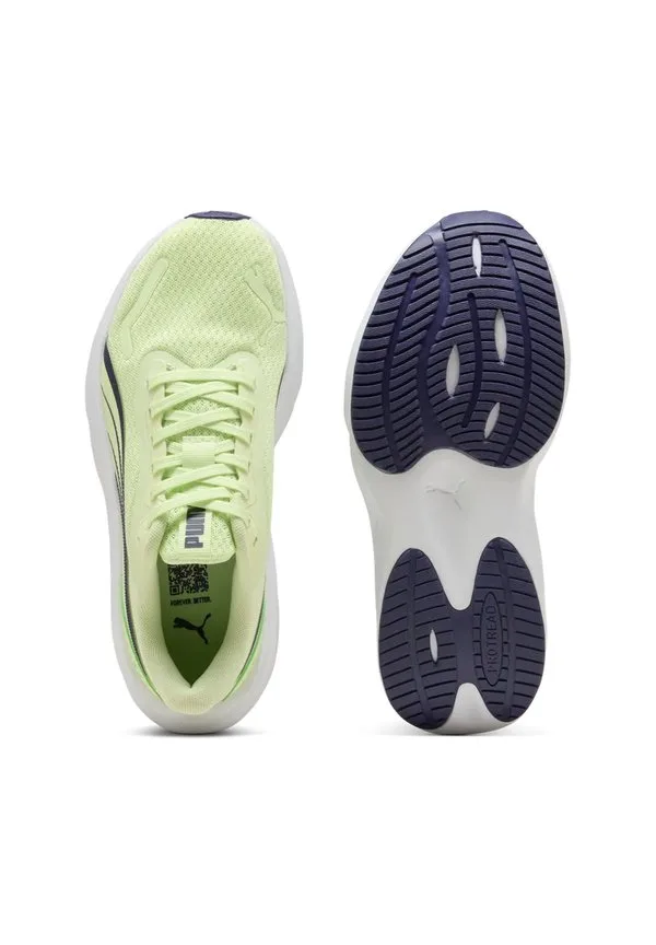 Детские кроссовки puma pounce lite jr для дома, модель 401512, цвет apple spritz, темно-сливовый белый, Puma, Apple Spritz-Deep Plum-White — фото 4