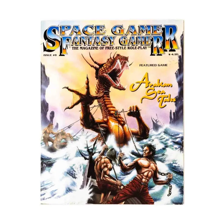 

Журнал #8 "Arabian Sea Tales, Dark Fantasy Blues Battle is Born", Space Gamer Fantasy Gamer Magazine (Better Games)