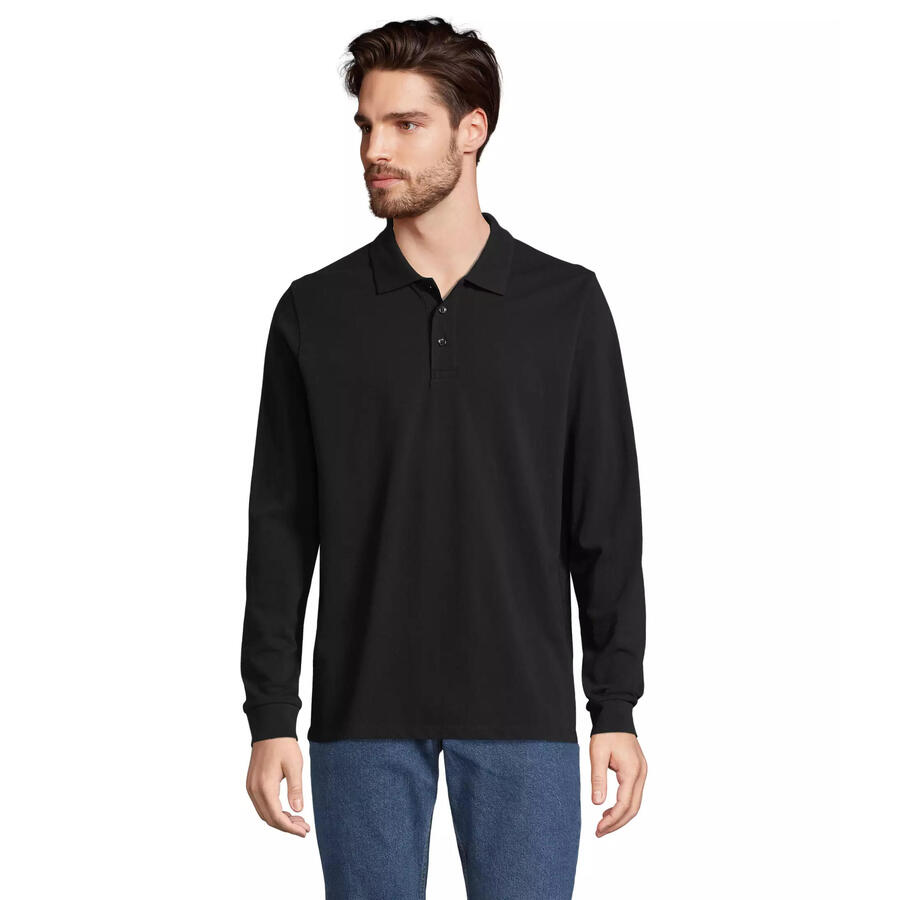 

Рубашка-поло с длинным рукавом Sol's Prime