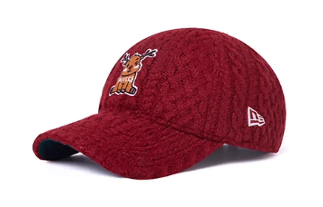 

New Era Хлопковая акриловая полиэстеровая бейсболка унисекс красная, Red