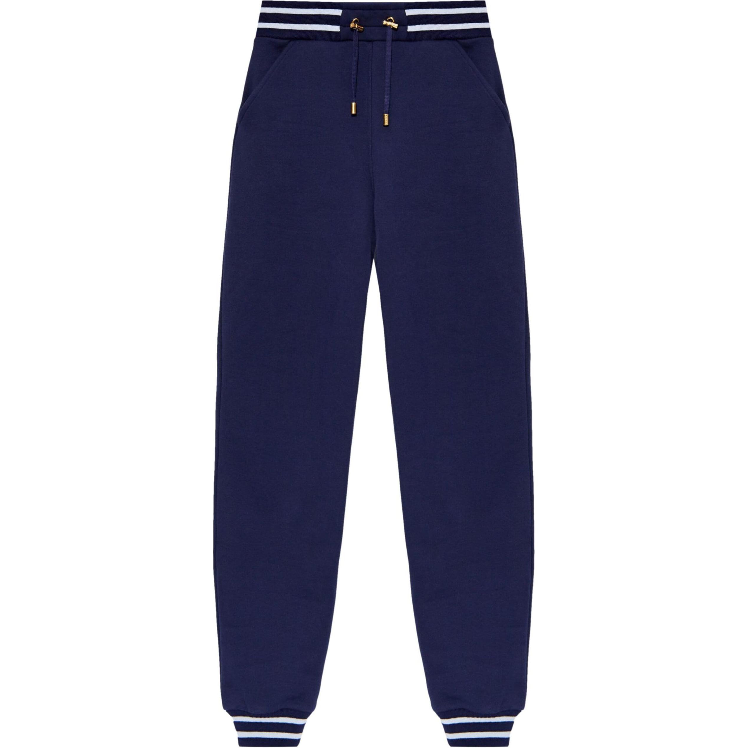 

Тренировочные брюки с вышитым логотипом BALMAIN, синий