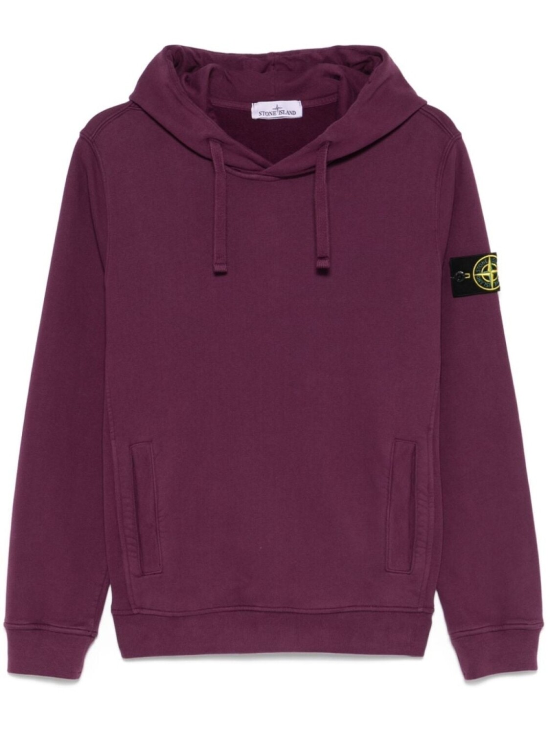 

Stone Island худи с нашивкой Compass, фиолетовый