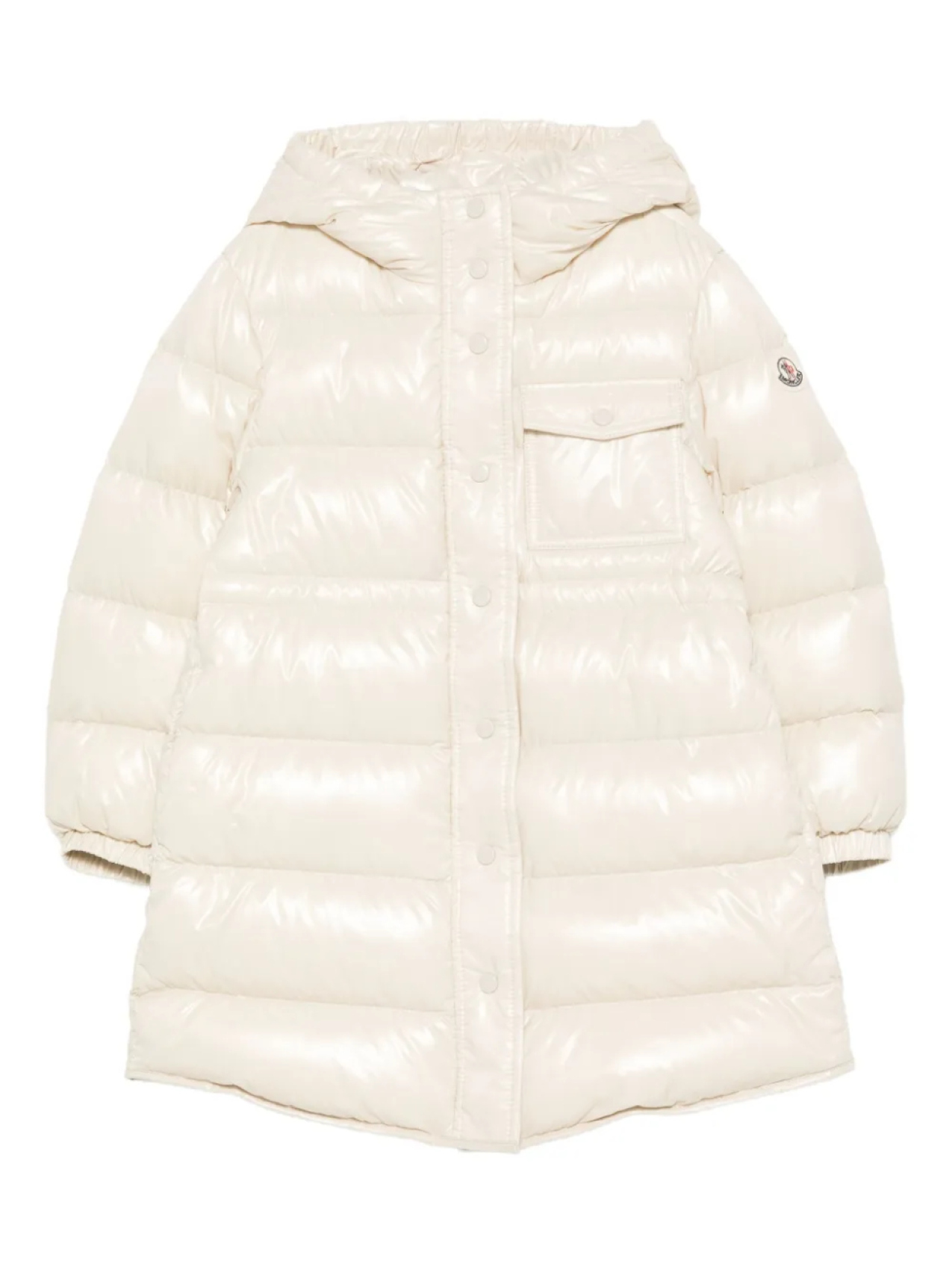 

Moncler Enfant Dacca стеганая куртка с капюшоном, нейтральный
