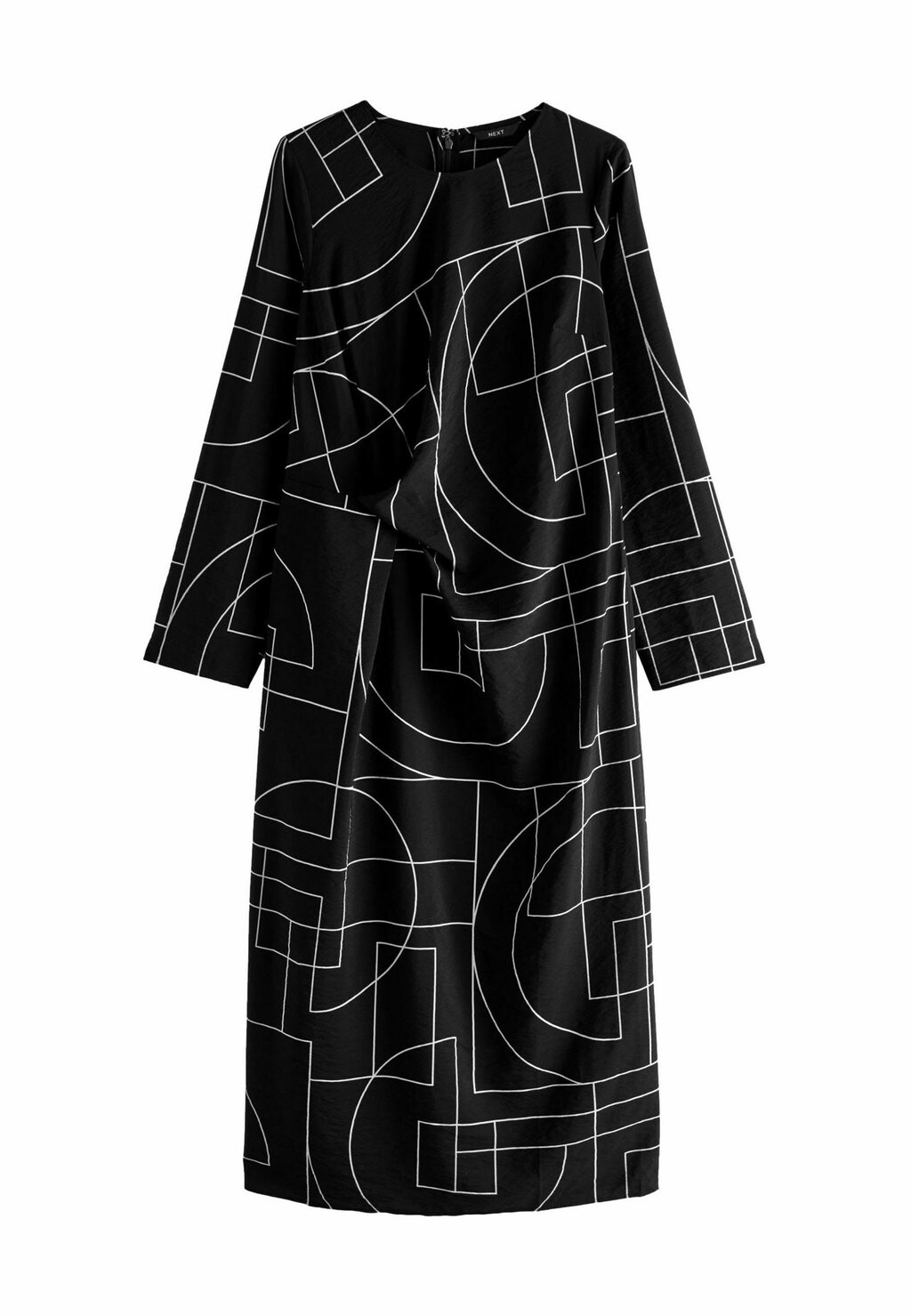 

Платье макси TWIST WAIST MIDI REGULAR FIT Next, черный
