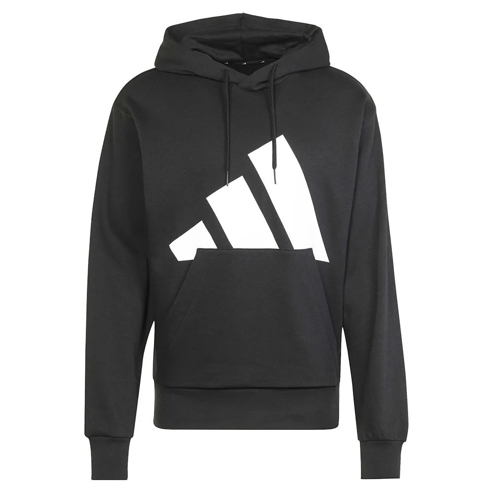 Худи adidas Essentials Big Logo Fleece, черный — фото 3