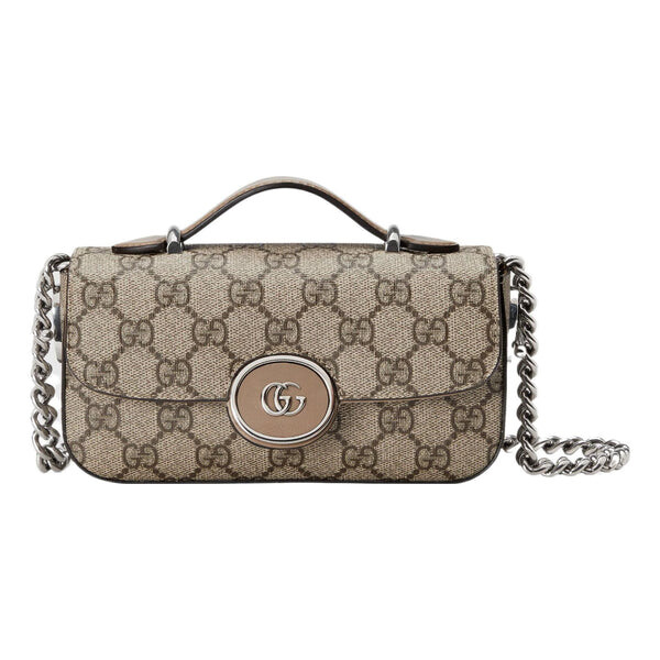

Сумка petite gg mini bag 'beige ebony' Gucci, бежевый