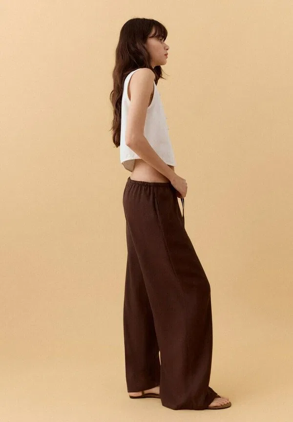 Подростковые брюки Mango Kids, Brown — фото 3