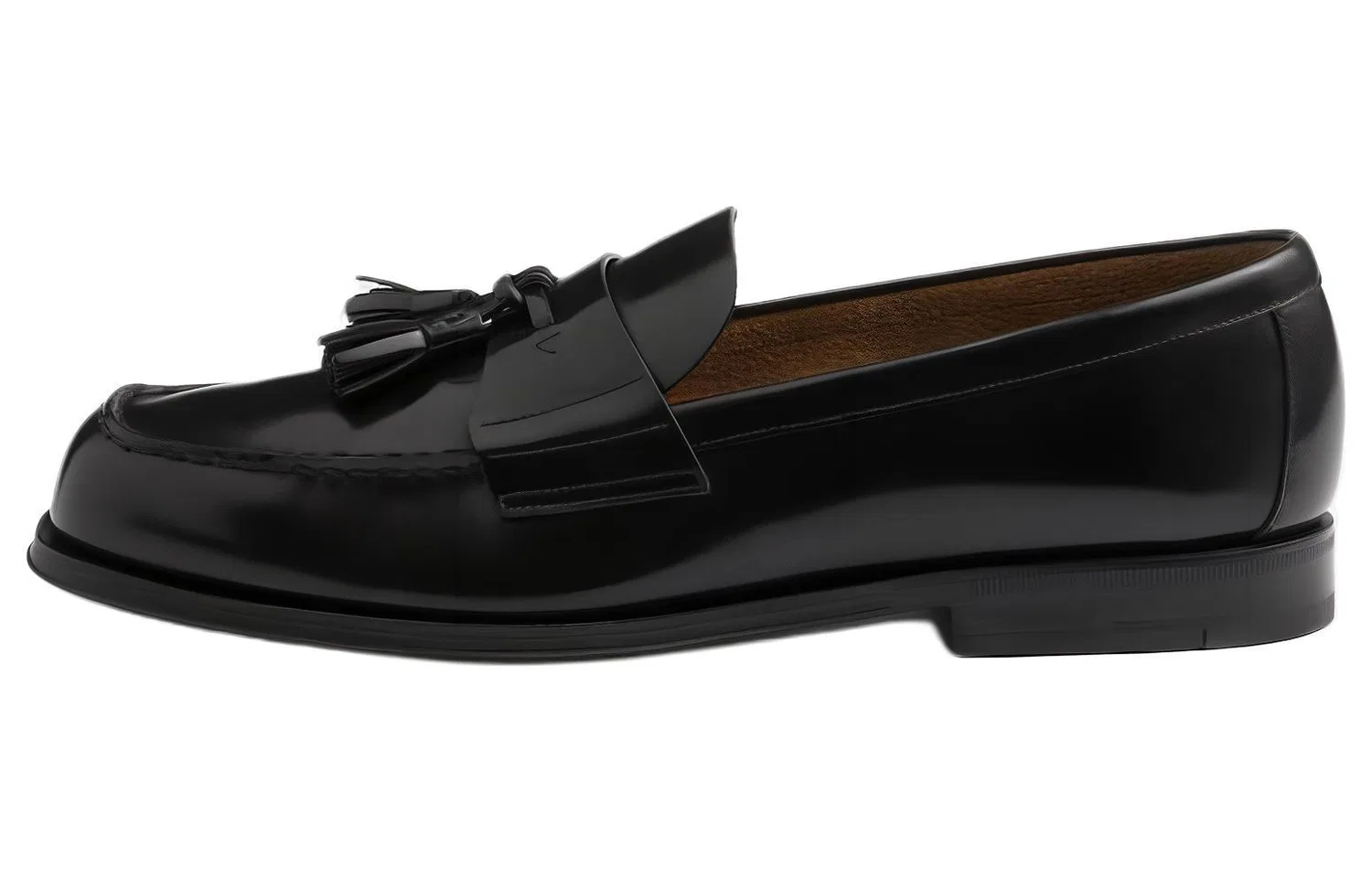 Лоферы с кисточками PRADA Black