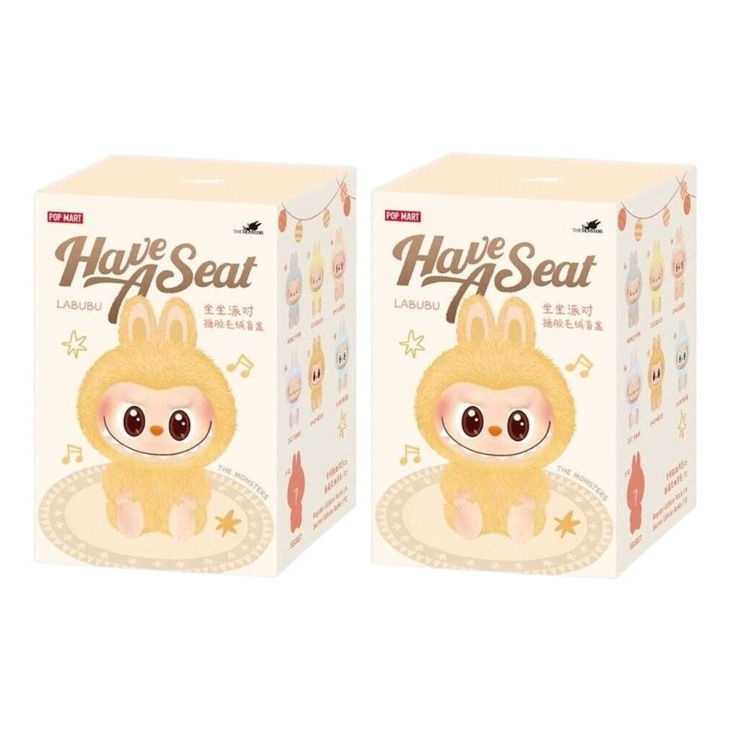

Лабубу Pop Mart The Monsters Labubu 2.0 Have a Seat Sealed Case (2 Blind Boxes)