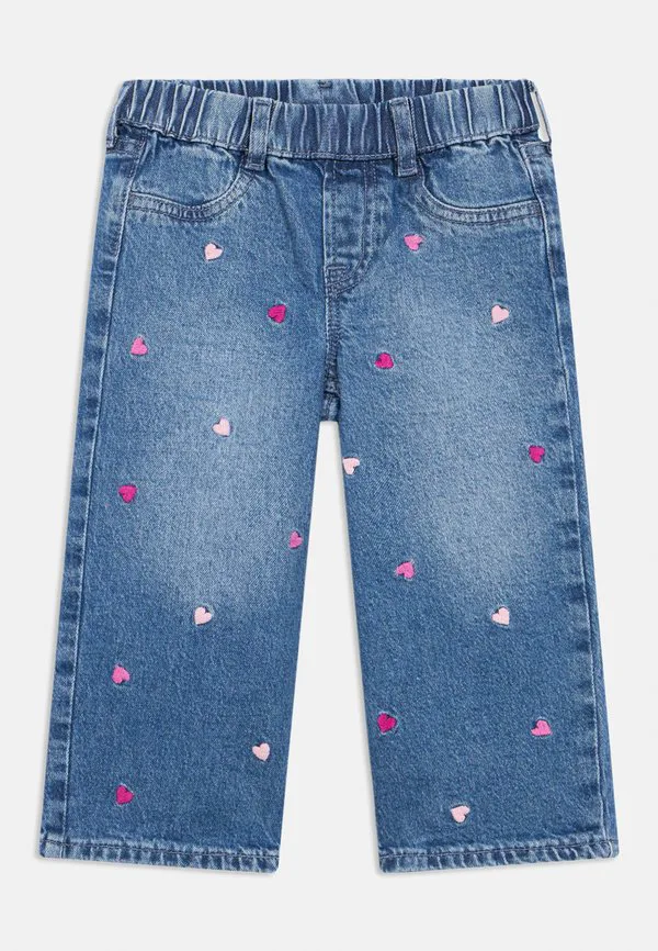 Широкие джинсы babygap, прямые джинсы Gap, Stone Blue Denim