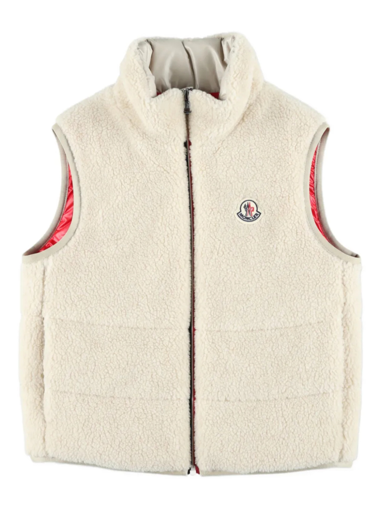 

Жилет с логотипом Moncler Enfant, нейтральный