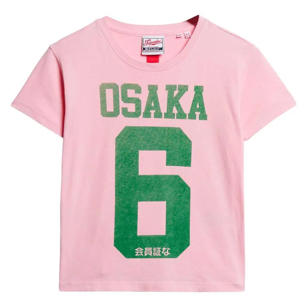 

Футболка Superdry Osaka 6 Kiss Print 90´S, розовый