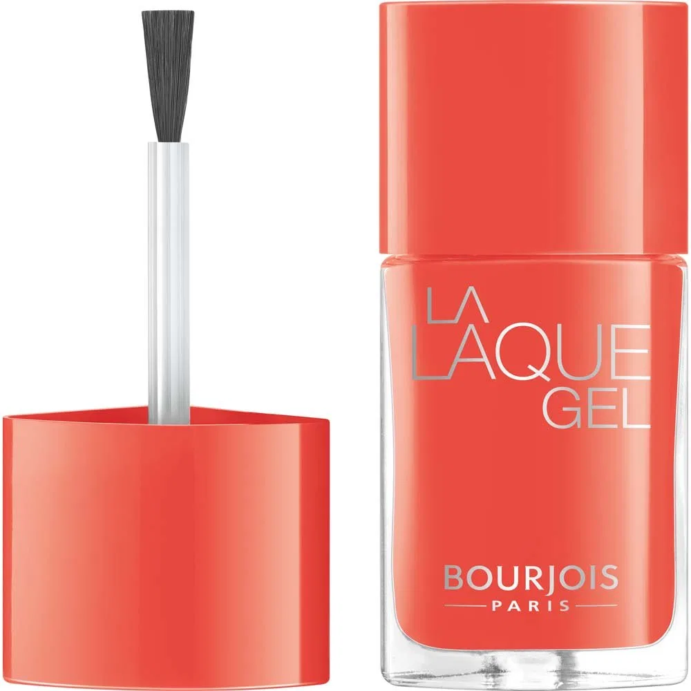 Гель-лак для ногтей Bourjois La Laque Gel, №10 Bourjois, Orange Outrant — фото 2